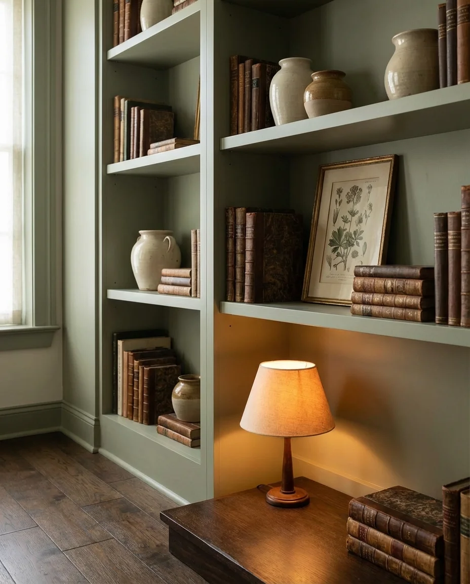 Traditional Living Room with Tufted Sofa and Crown Molding 2