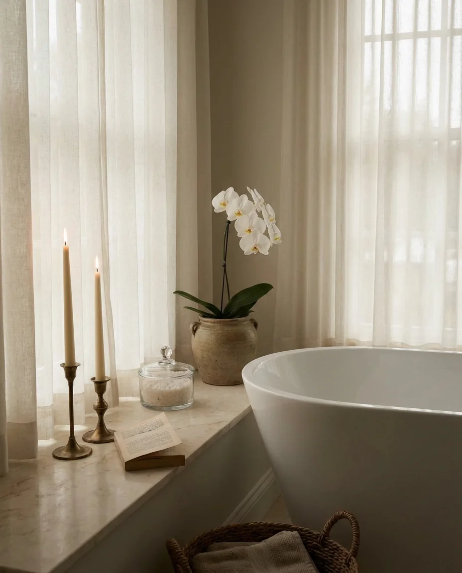 Tub Surround Shelf for a Luxe Soak 1