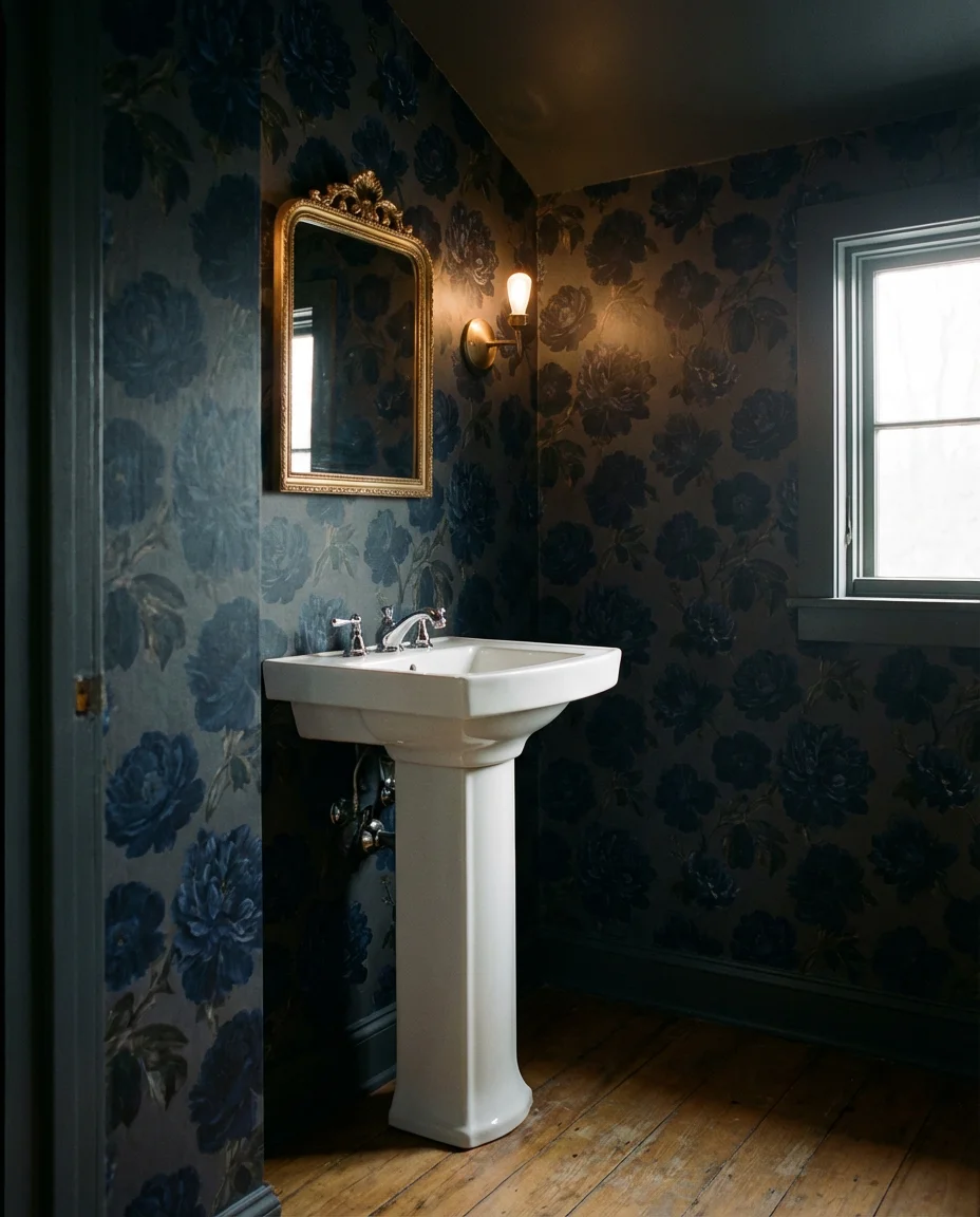 Wallpaper Drama with Botanical Prints 2