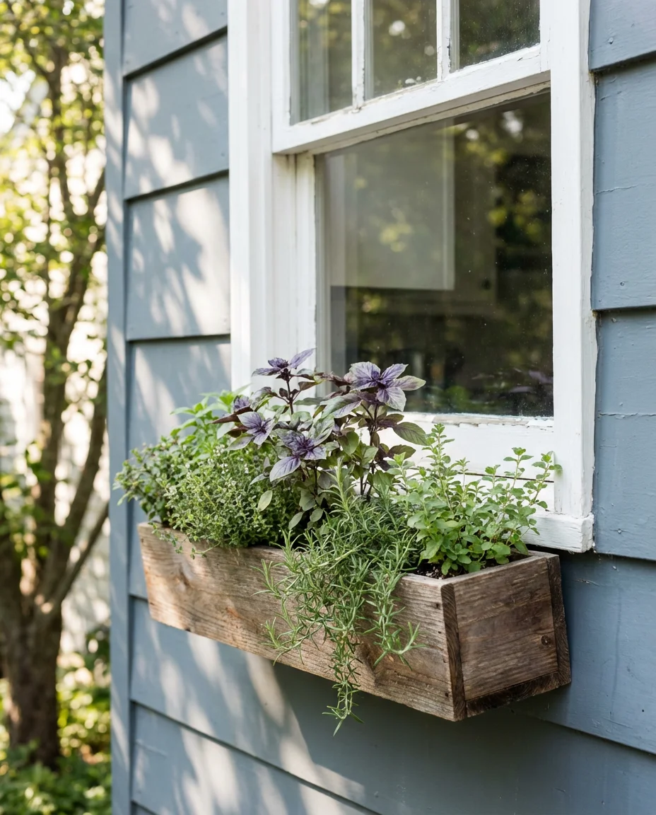 Window Box Herb Garden 1