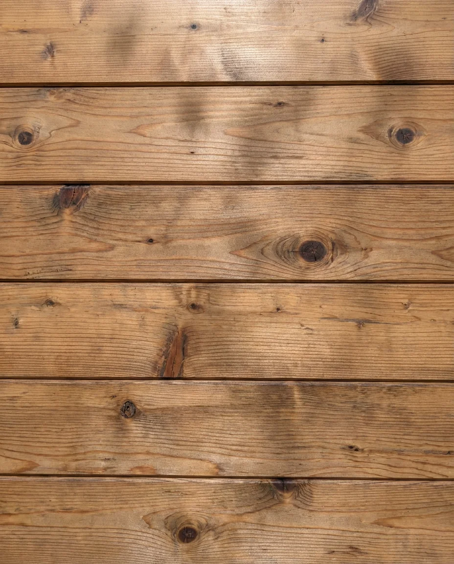 Wooden Garage Door with Natural Grain 2