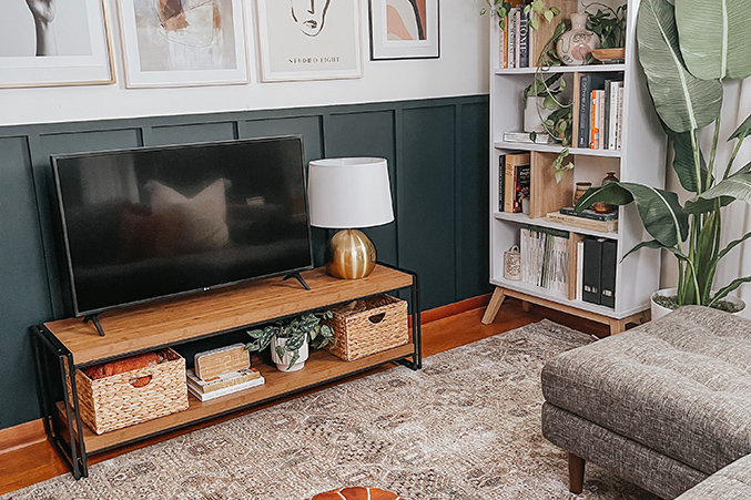 A Media Console For The Lounge Room - Dream Green DIY