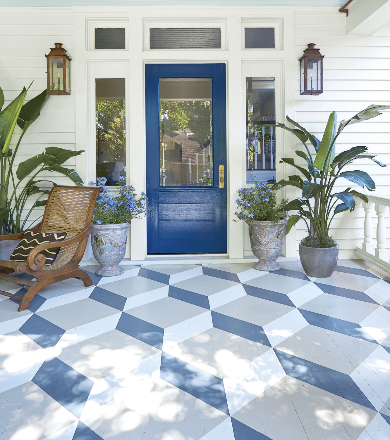 Beautiful Blue Front Doors | Bevolo