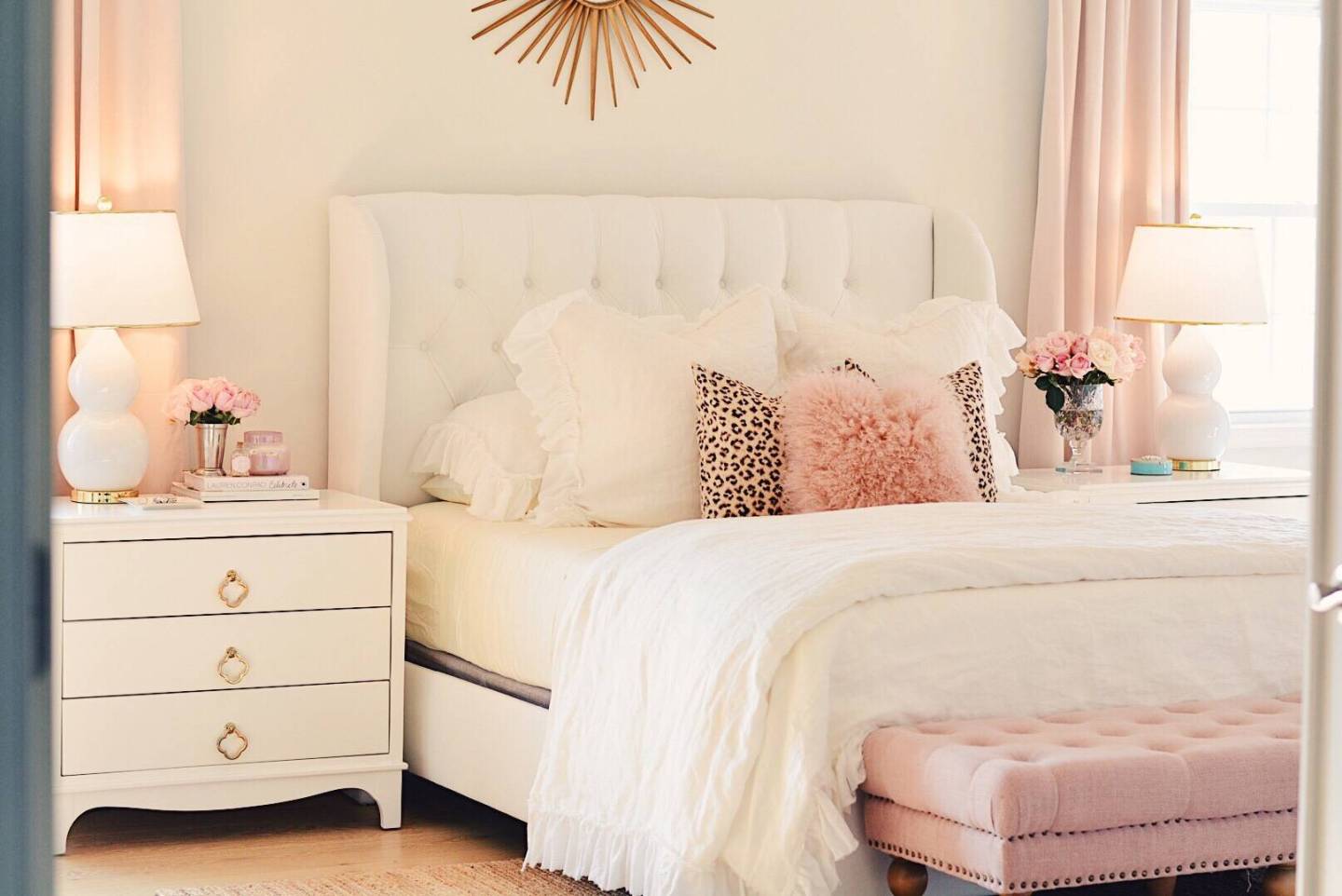 Bedroom Decor Ideas: A Romantic Master Bedroom Makeover - The Pink Dream