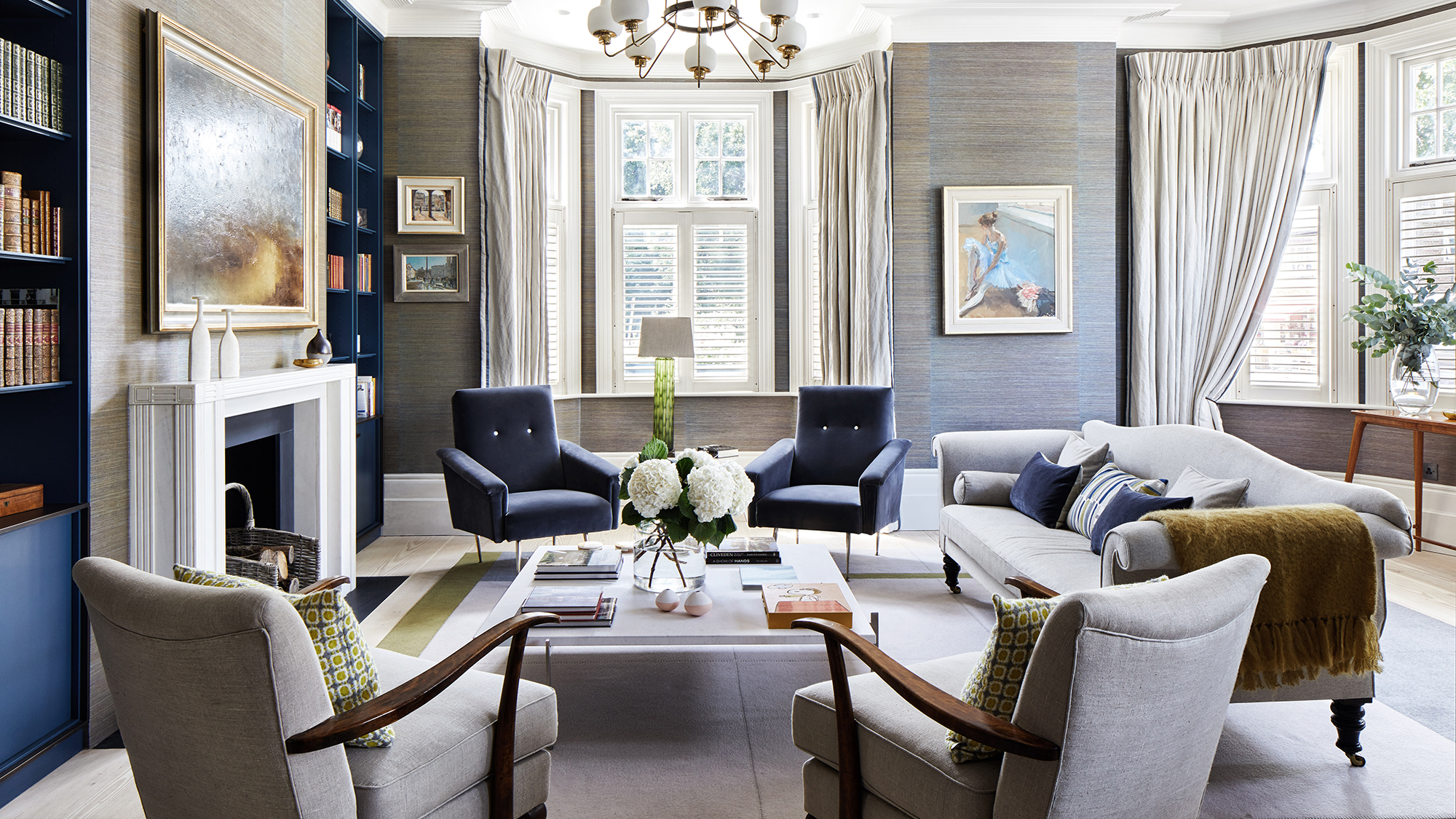 Blue and grey living room ideas: 10 ways to use this versatile pairing | Homes and Gardens