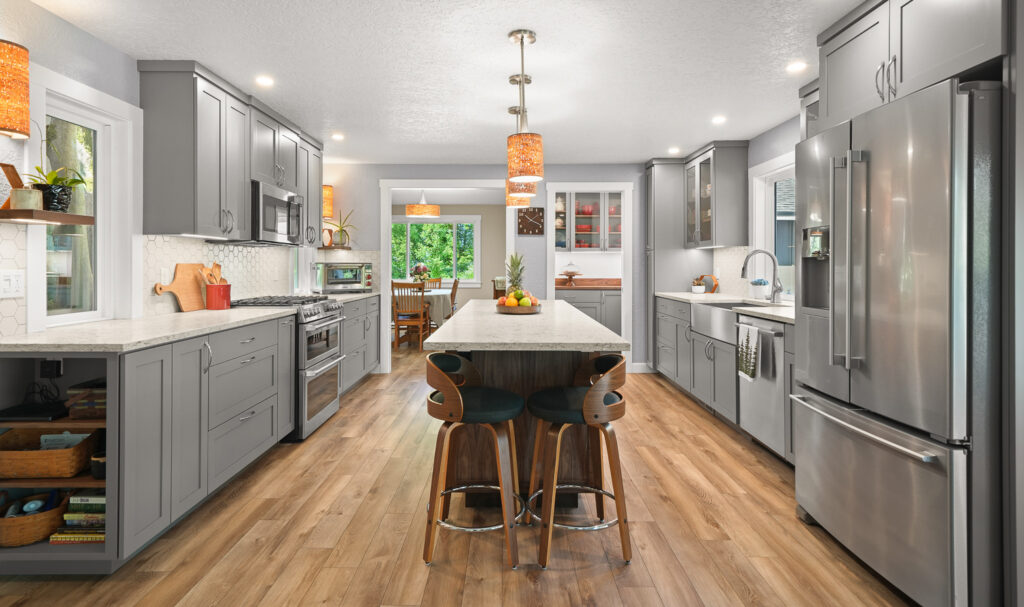 Coastal Farmhouse Kitchen - Thayer Design Build