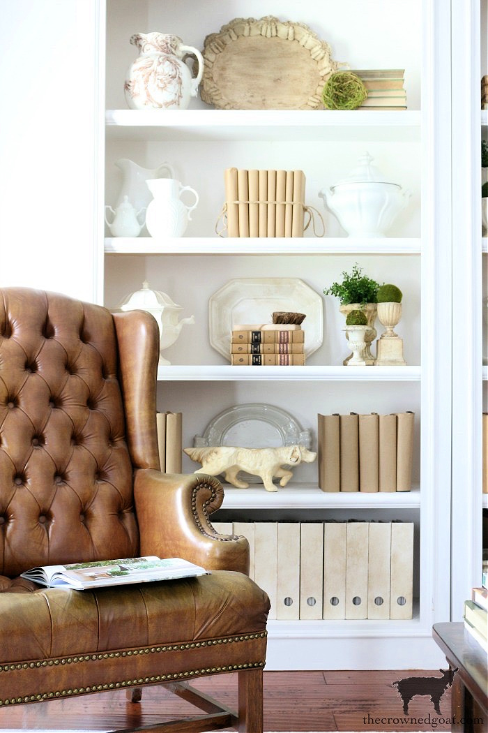 Creating a Library in the Living Room –