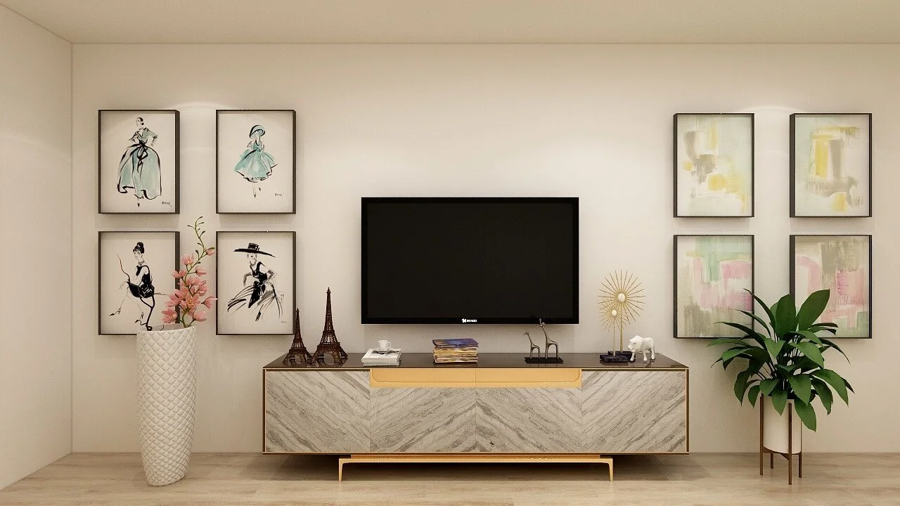 How To Decorate Around Your TV Console — Jenny Chohan Interiors