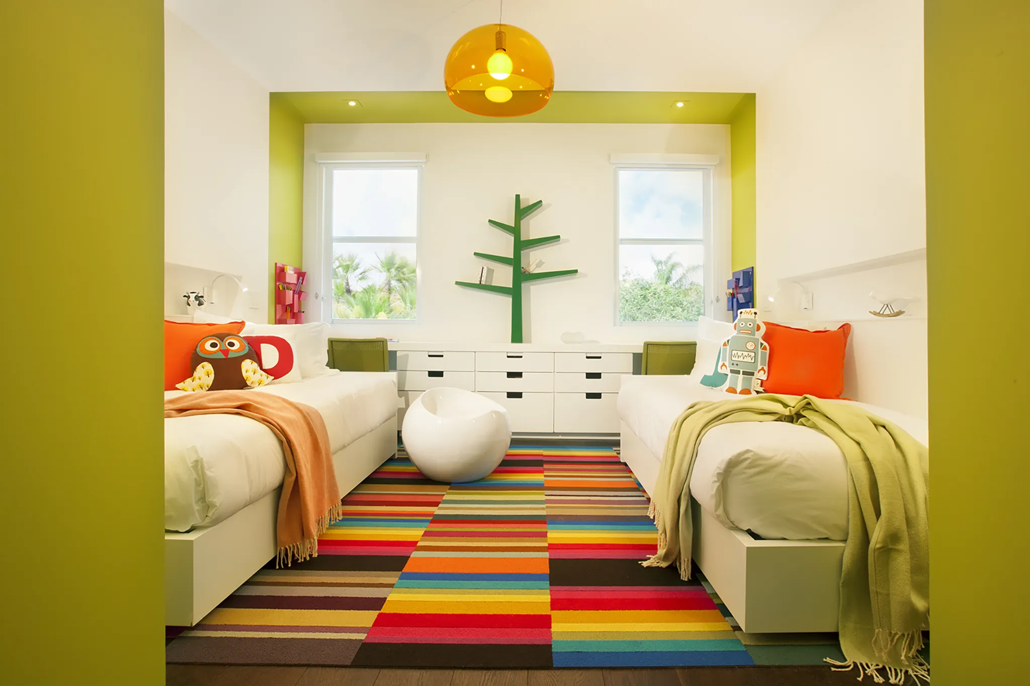 Kids Bedroom Designs Featuring Spring Colors │ DKOR Interiors