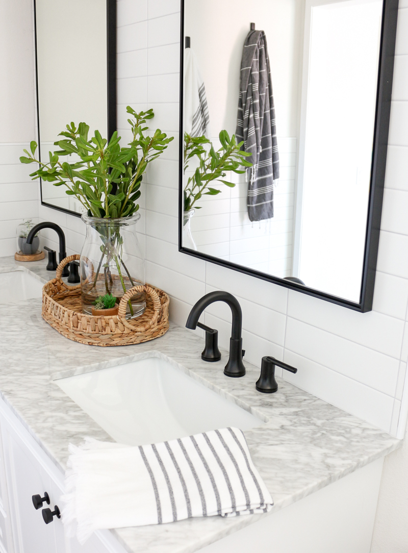 Modern Farmhouse Master Bathroom Renovation with Delta: The Process & Reveal - 1111 Light Lane
