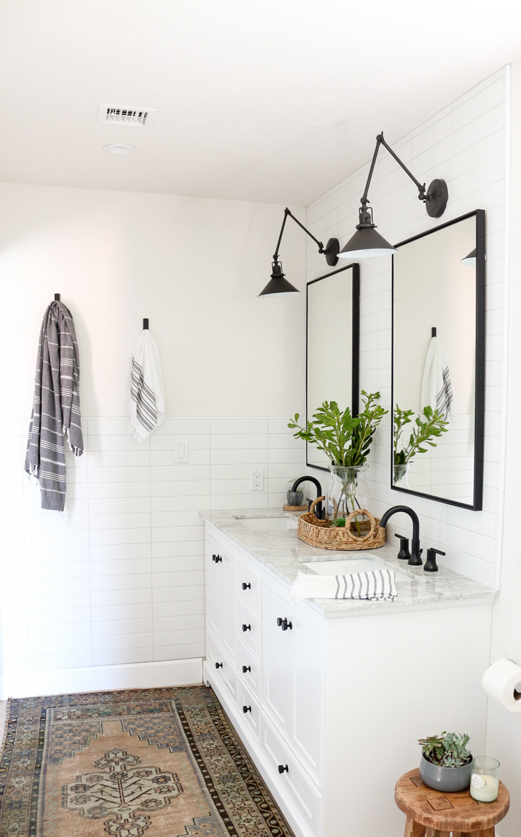 Modern Farmhouse Master Bathroom Renovation with Delta: The Process & Reveal - 1111 Light Lane
