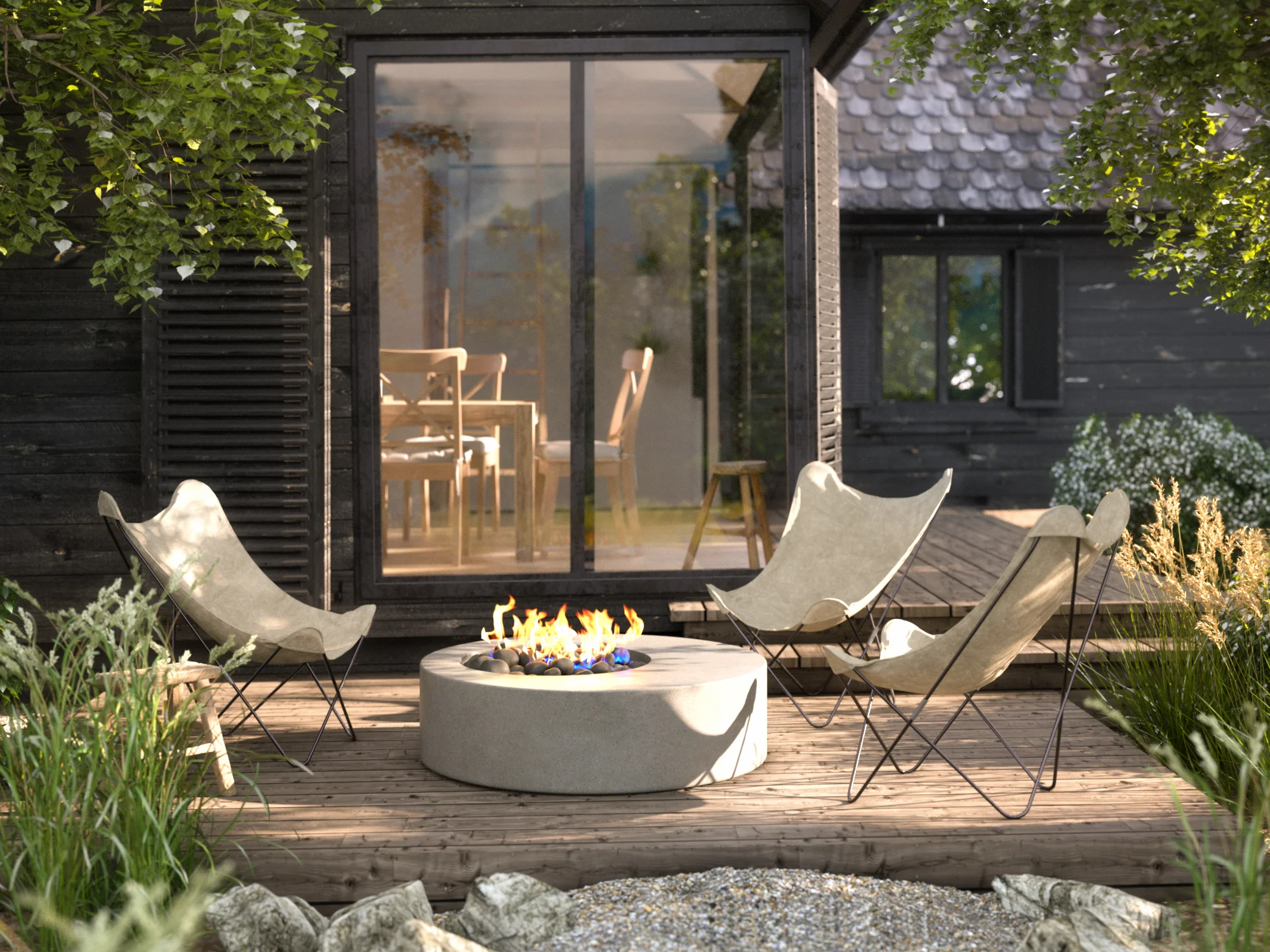 Modern & Luxury Fire Pits | Designer, High End Fire Features - Studio Nisho
