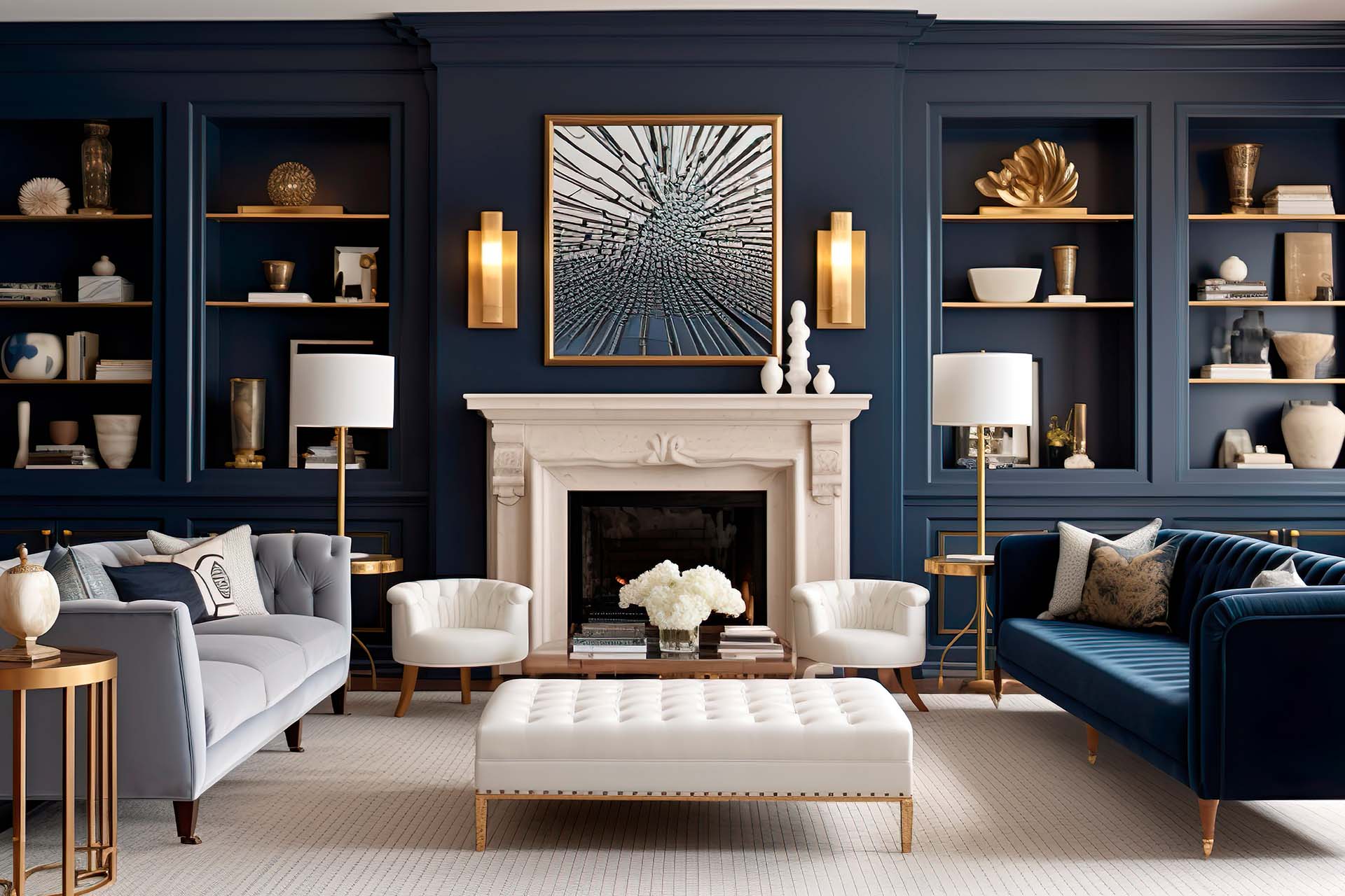 Navy Living Room Ideas 2026 | Checkatrade