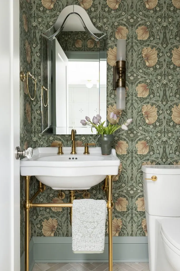 Our Best Accent Wall Ideas For Any Powder Room | Jkath Design Build + Reinvent
