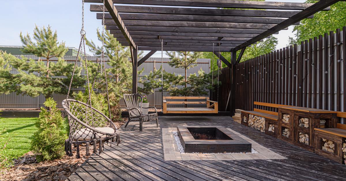 Outdoor Fire Pit Ideas with Hardscape Pavers & Stones