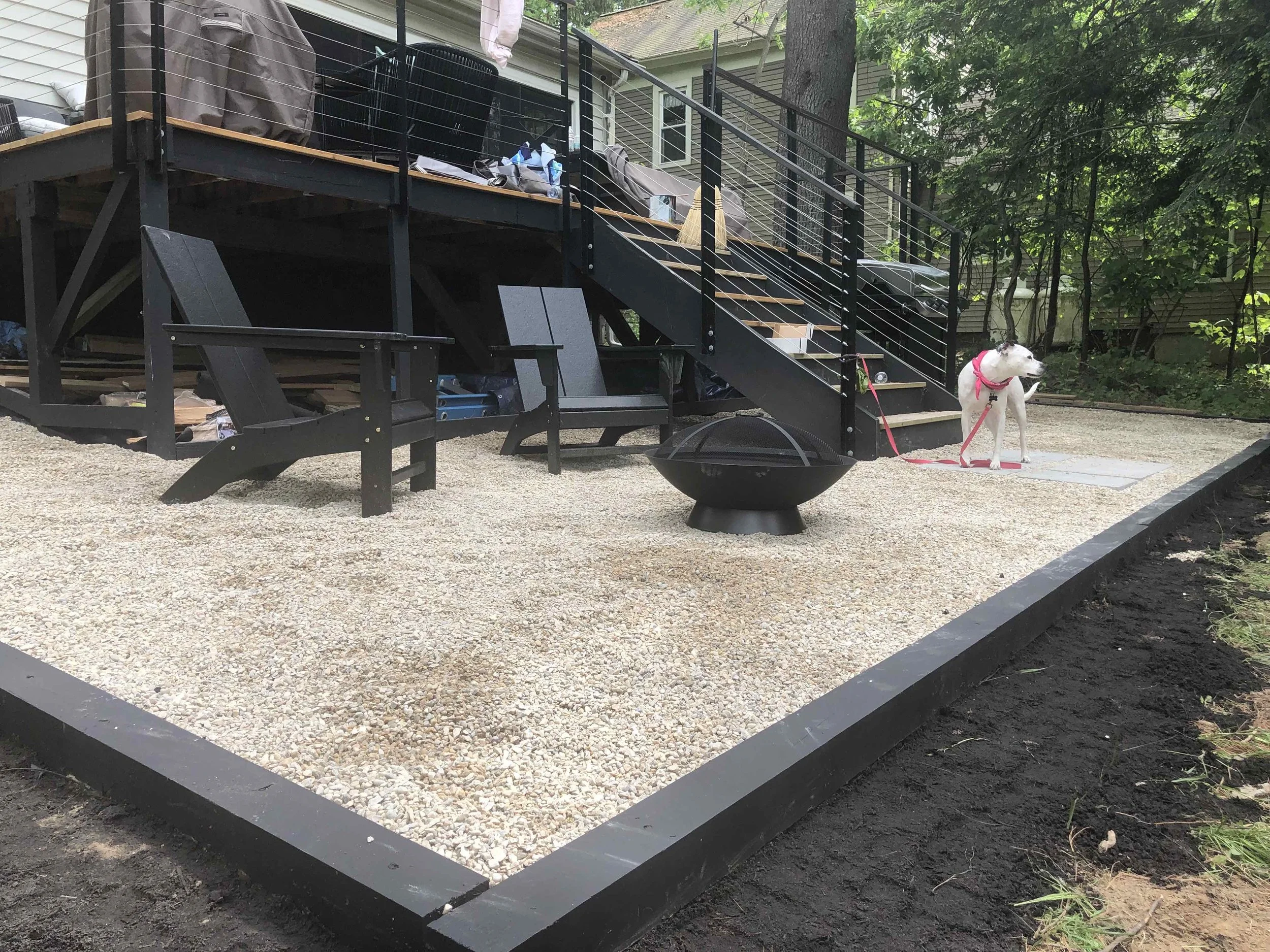 Outdoor Relaxation with a Pea Gravel Patio — Farrell & Daughters Holistic Design Studio