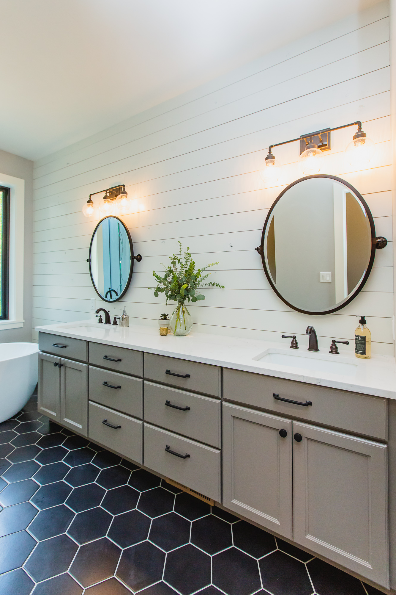 Peak into A Modern Farmhouse Bath - Neff Designs