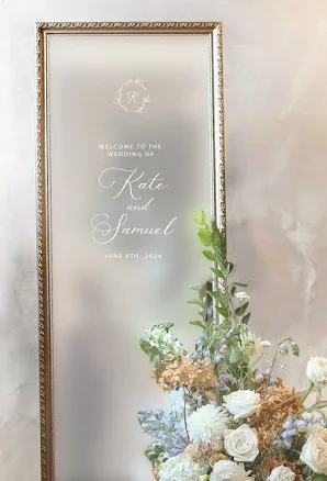 Floor-Length Ornate Gold Mirror 24