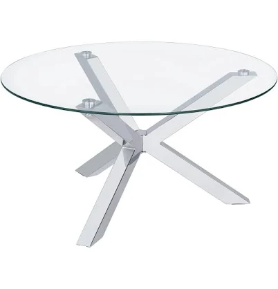 Coaster Furniture Kenzie Round Temper...