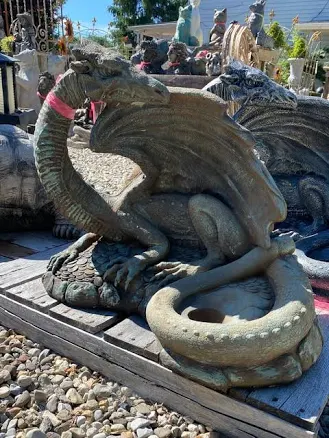 CB Stone Decor Concrete Dragon Statue