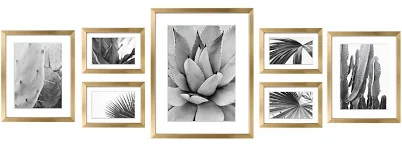 Artbyhannah 7 Pack Gold Gallery Wall ...