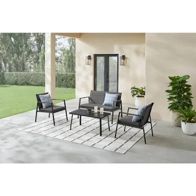 StyleWell Paces Lake 4-Piece Metal Pa...