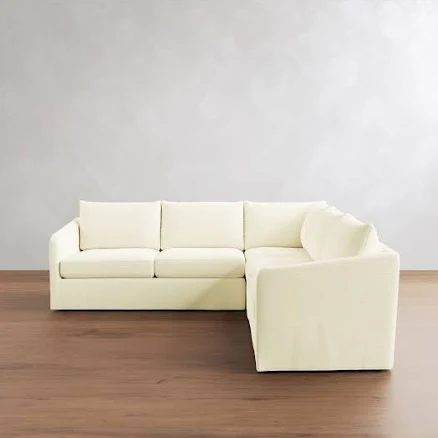 Pottery Barn Charlotte Slipcovered 3-...