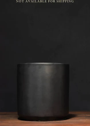 Large - Matte Glazed Cylinder Pot 10