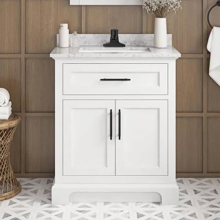 Doveton 30 in. Single Sink Freestandi...