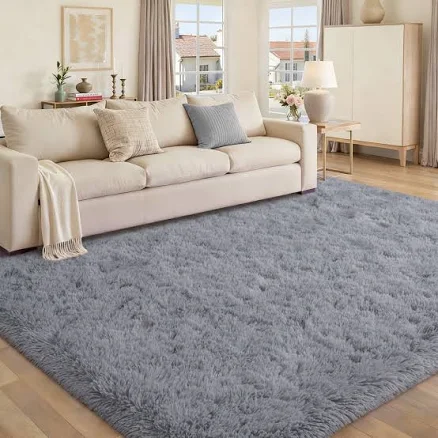 Shag Rug Soft Fluffy Indoor Area Rug ...