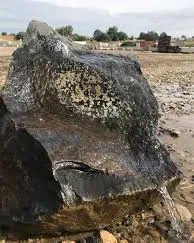 Mossy Basalt Boulders