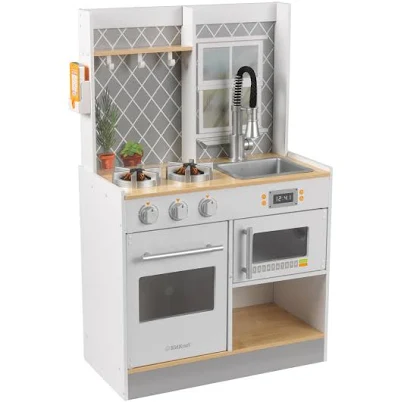 KidKraft Let's Cook Wooden Play Kitchen