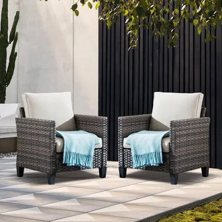 XIZZI Megon 2-Piece Outdoor Patio Lou...