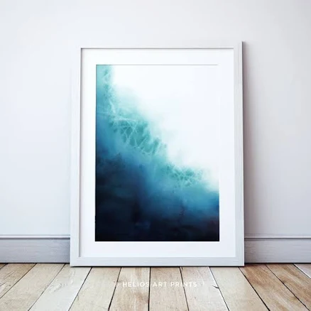 Abstract Watercolor Brushstroke wall ...