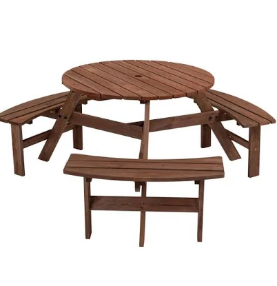 Cesicia 6 Person Outdoor Dining Picni...