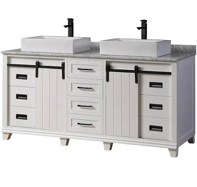 J & J International 72 in. White Chan...