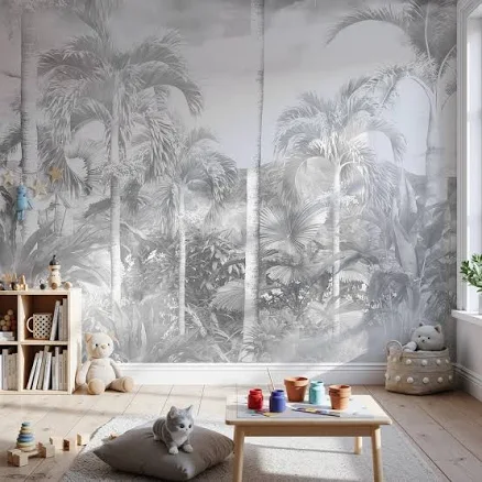 Misty Jungle Peel & Stick Wall Mural