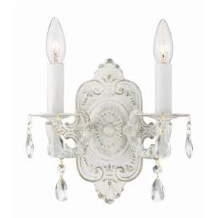 Crystorama Paris Market Two Light Wal...