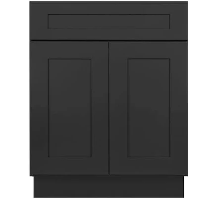 Black Shaker Vanity Sink Cabinet