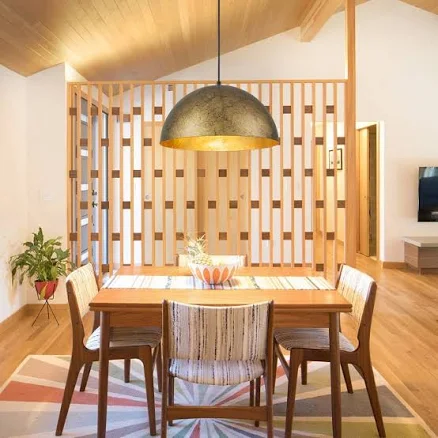 Industrial Oversized Dome Pendant Light