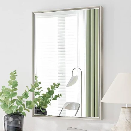 QueenFun Mirror Beveled Rectangle Bat...