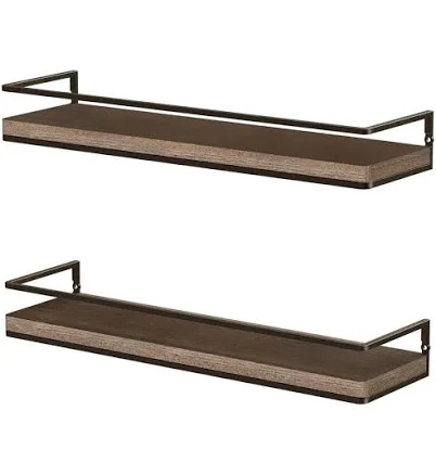 Floating Wall Shelves Set of 2