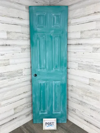 Turquoise Farmhouse Door