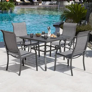 Nuu Garden 5-Piece Outdoor Dining Set