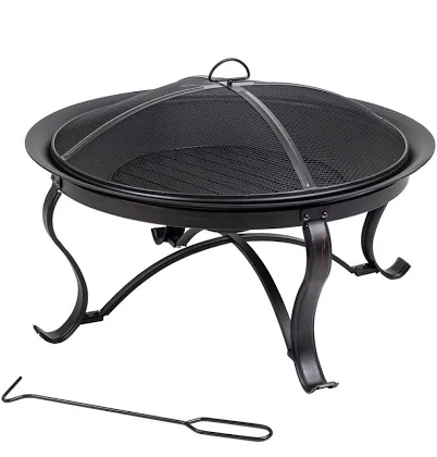30 In. Round Wood Burning Fire Pit