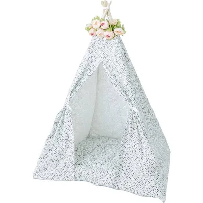 E&E Teepees Anita Play Tent - White w...