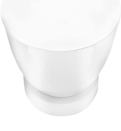 Latitude Run White Metal Drum Table