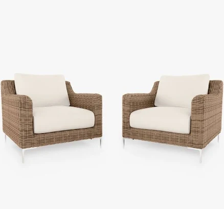 Palisades Outer Brown Wicker Outdoor ...