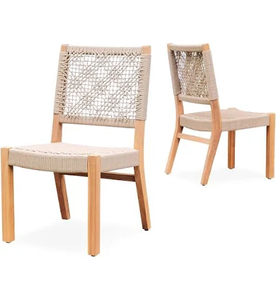 Eden 2 Piece Outdoor Dining Chair
