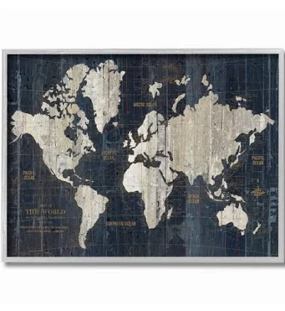 Stupell Industries Distressed Antique...